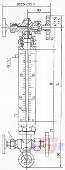 彩色石英管液位计