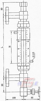 彩色石英管液位计